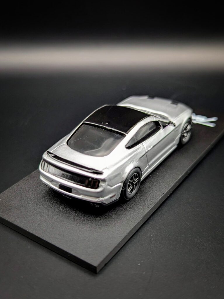 Diecast 2022 Mustang GT - Passenger's side, rear 3/4 view