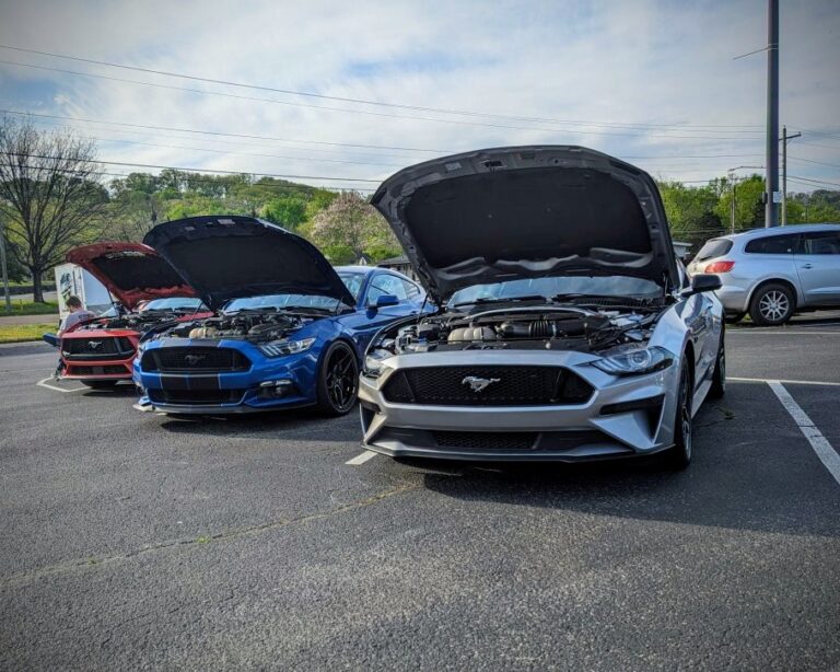 Ford Mustangs - Driver’s side, front 3/4