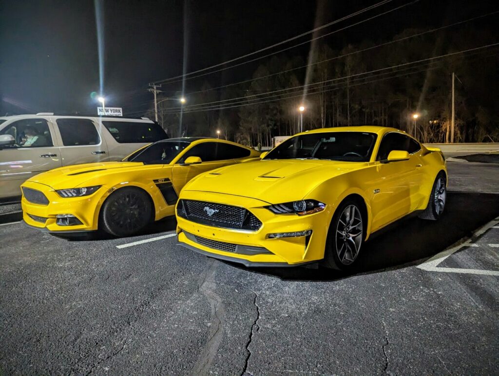 S550 Mustangs - Driver's side, front 3/4