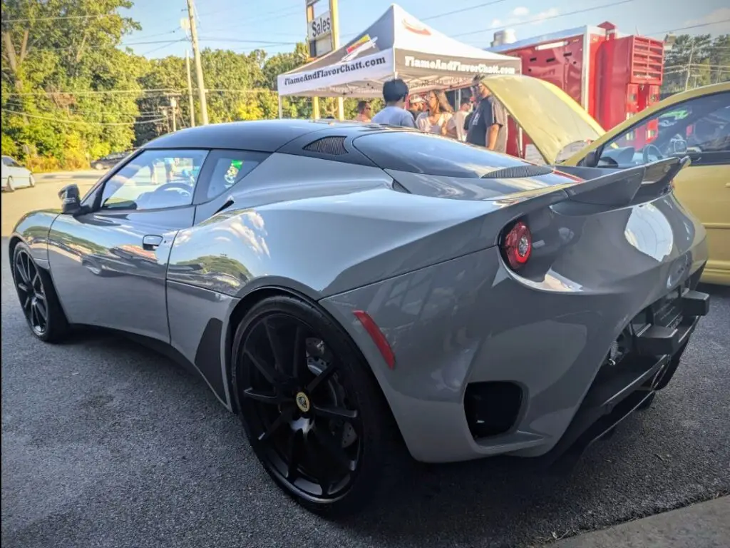 Lotus Evora GT - Driver's side, rear 3/4
