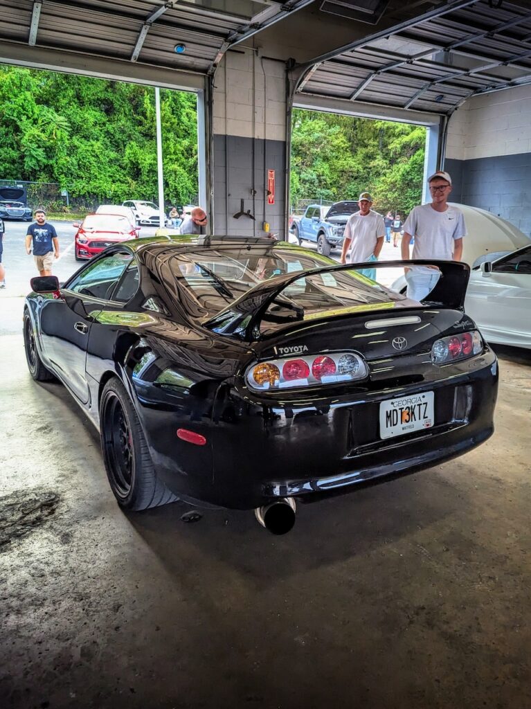 Toyota Supra - Driver's side, rear 3/4