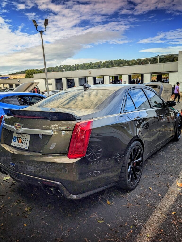 Cadillac CTSV - Passenger's side, rear 3/4