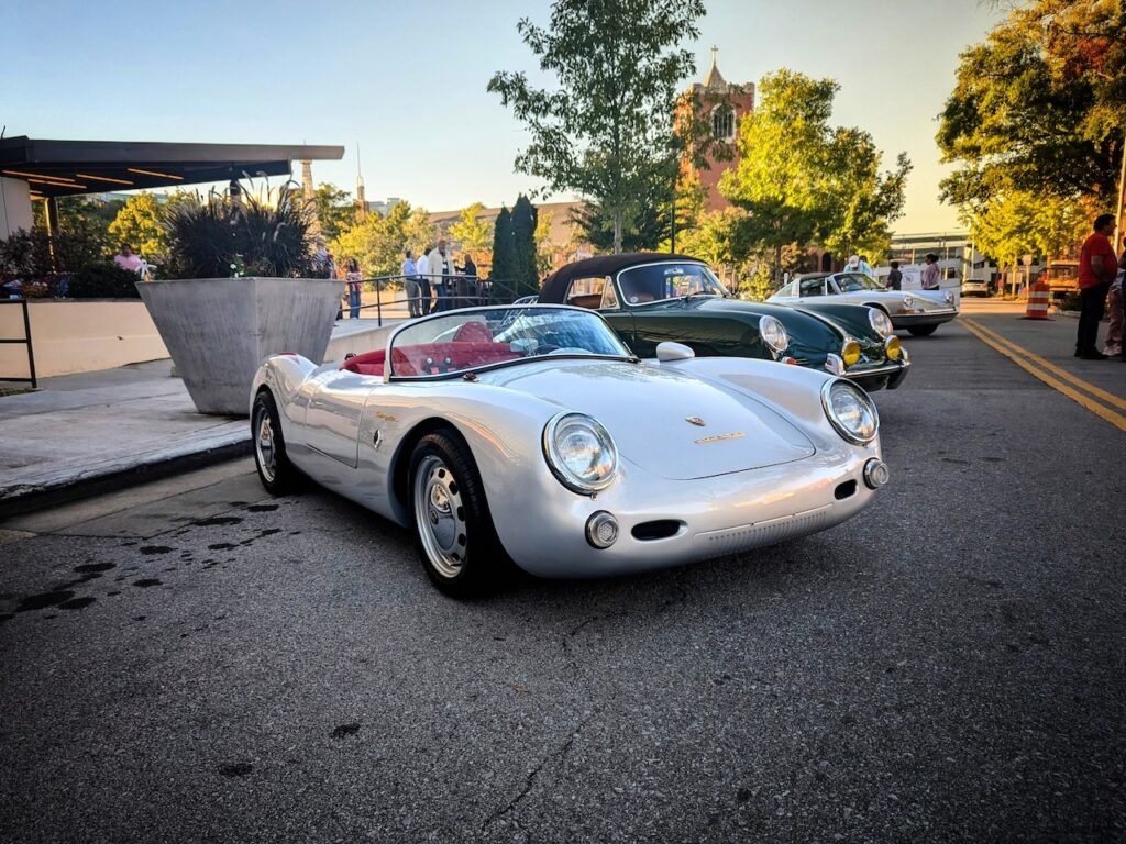 Porsche 550 Spyder - Passenger's side, front 3/4