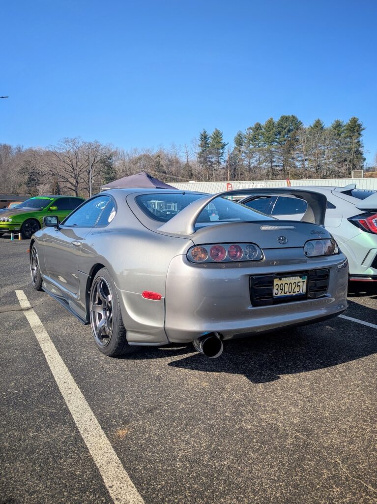 Toyota Supra - Passenger's Side, Rear 3/4