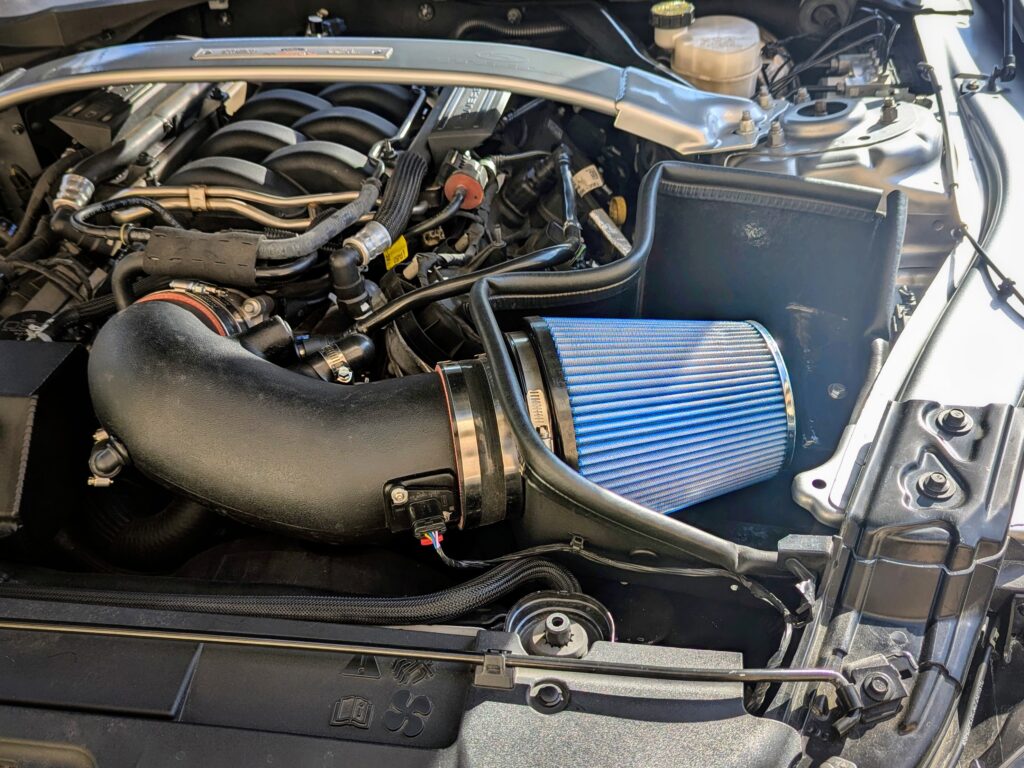 Steeda MaxFlow Open Cold Air Intake (front)