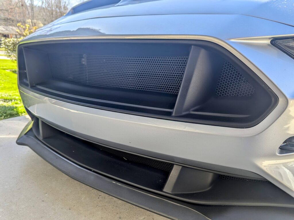 Image of Cervini's upper and lower grille inserts for the S550 Mustang