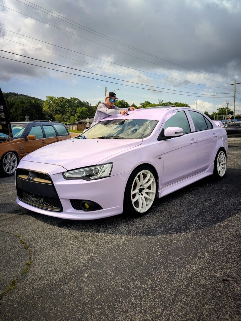 Mitsubishi Lancer - Driver's side, front 3/4