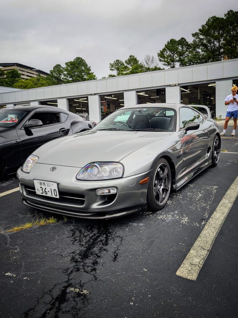 Toyota Supra - Passenger's side, front 3/4