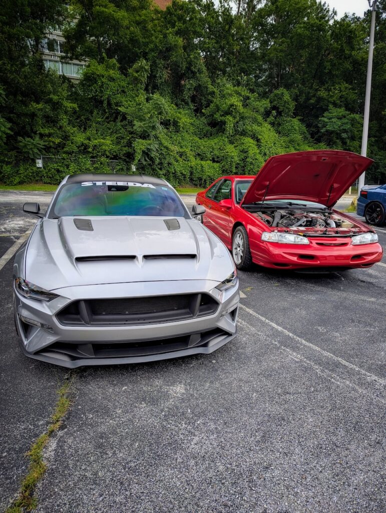 Ford Mustang GT and Thunderbird Super Coupe - Front