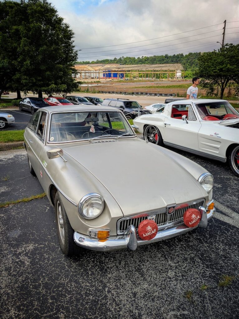 MG MGC - Passenger's side, front 3/4