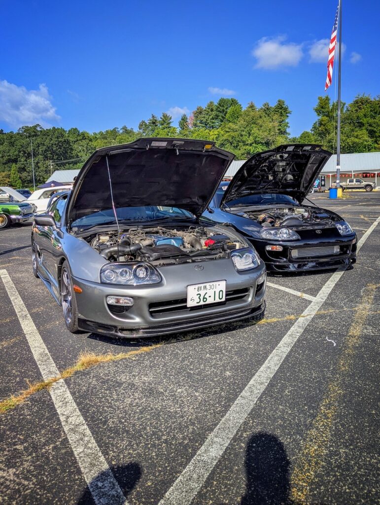 Toyota Supras - Driver's side, front 3/4
